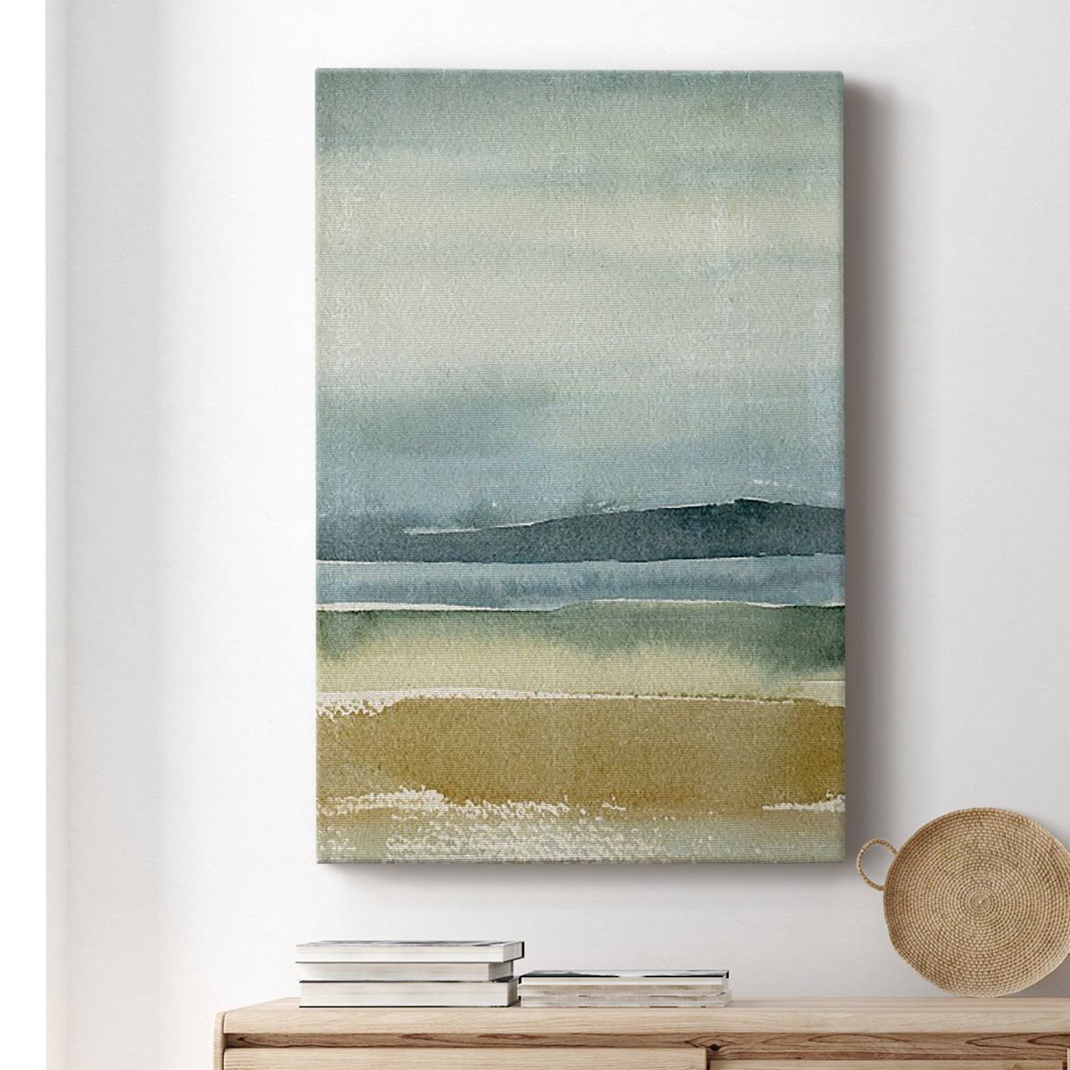 Ochre Outlook I Premium Gallery Wrapped Canvas - Ready to Hang