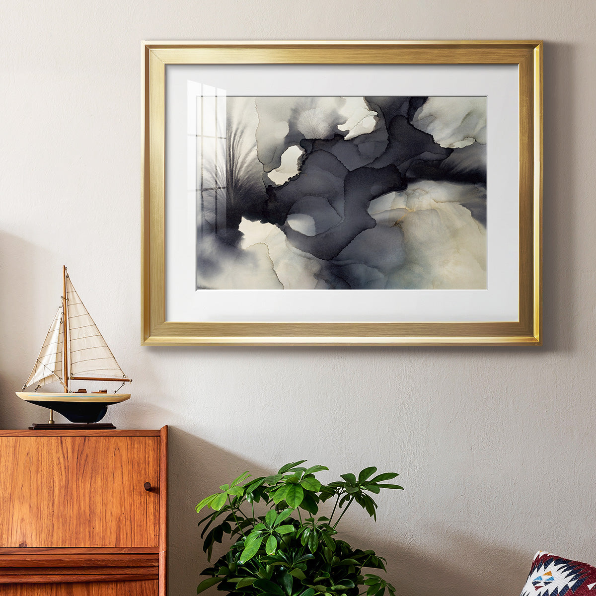 Sound & Color - Modern Framed Art Print