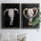 Horned Skull I - Premium Framed Canvas 2 Piece Set - Ready to Hang