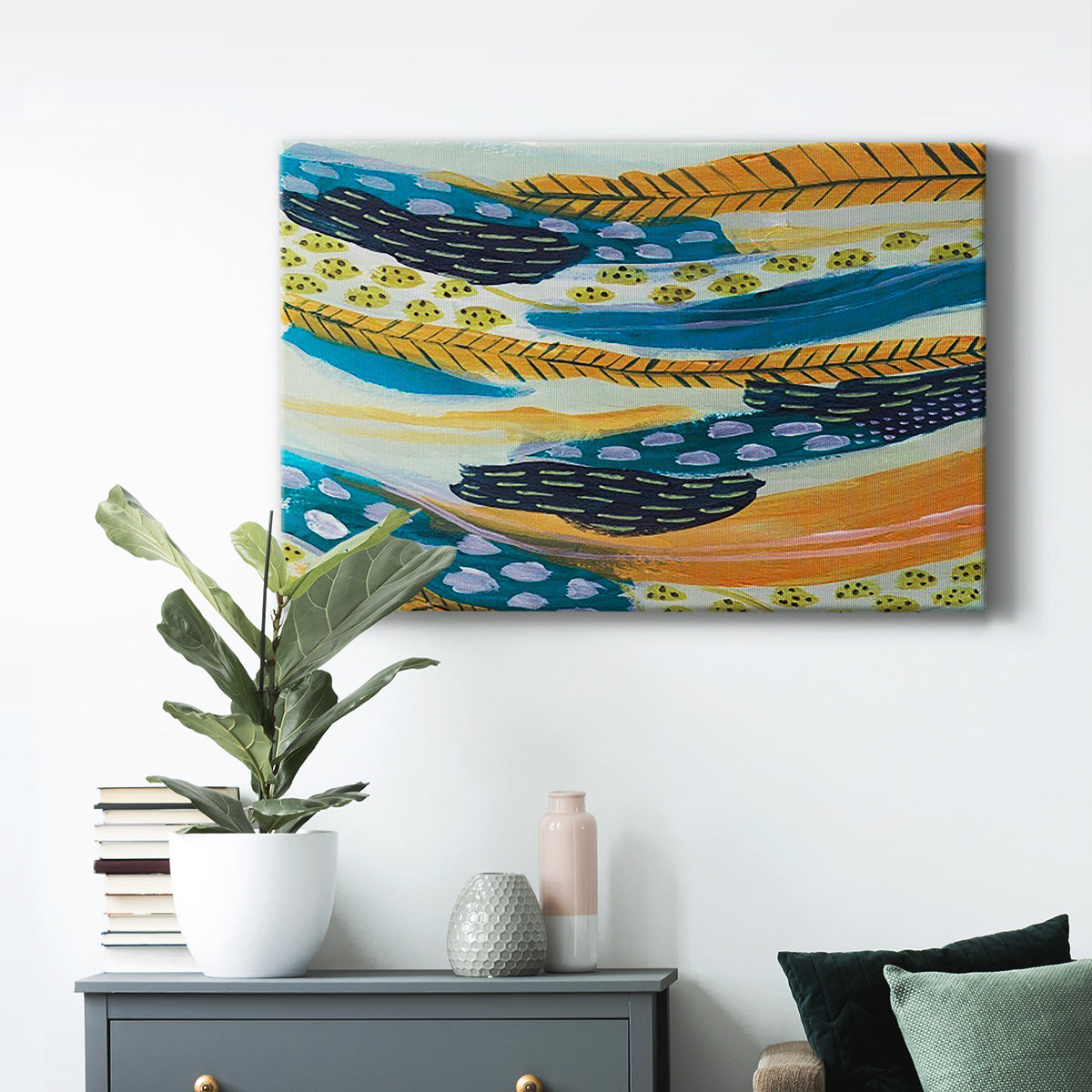 Feathery III - Canvas Art Print