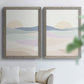 Wave Tableau I - Premium Framed Canvas 2 Piece Set - Ready to Hang