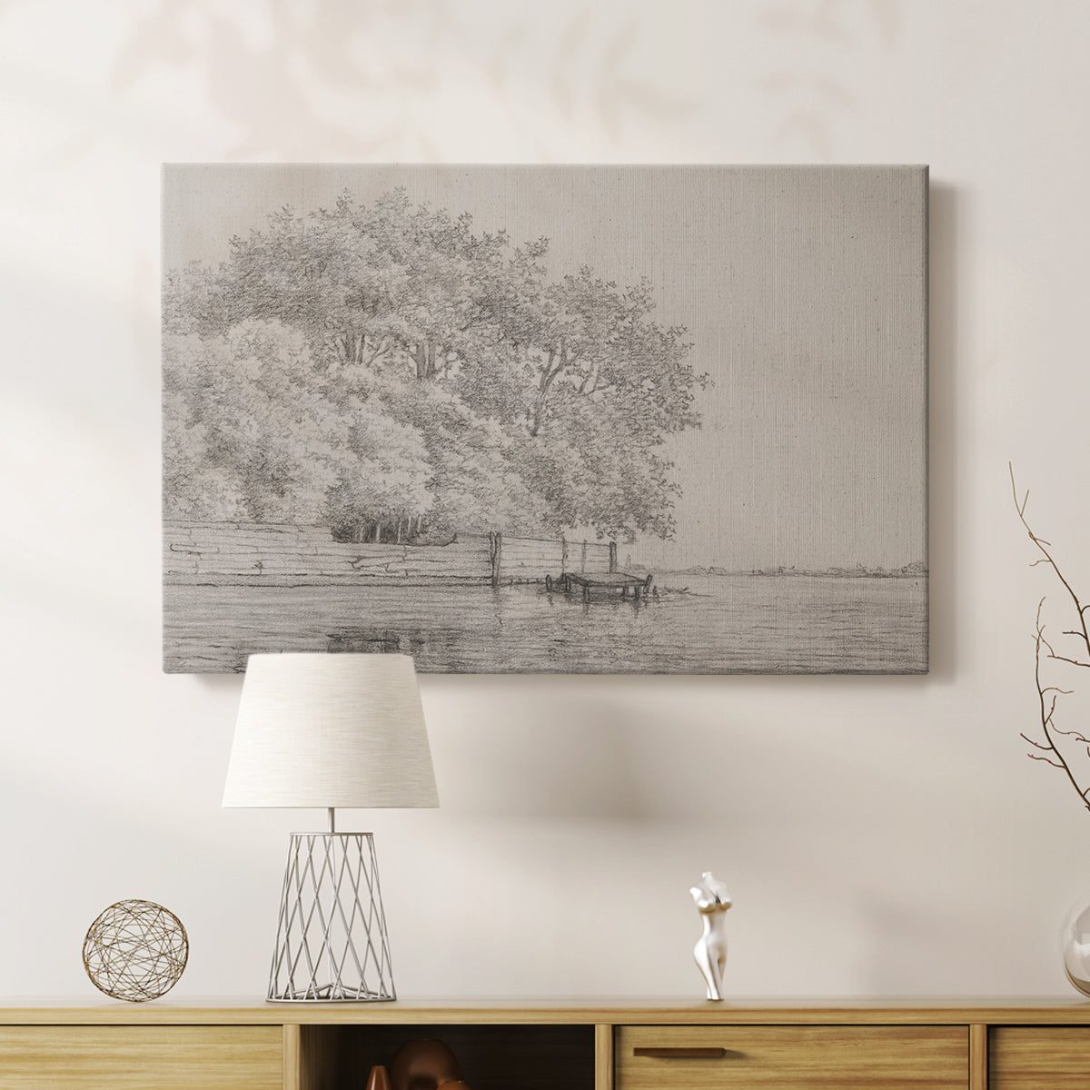 Vintage Landscape LXXXVII - Canvas Art Print