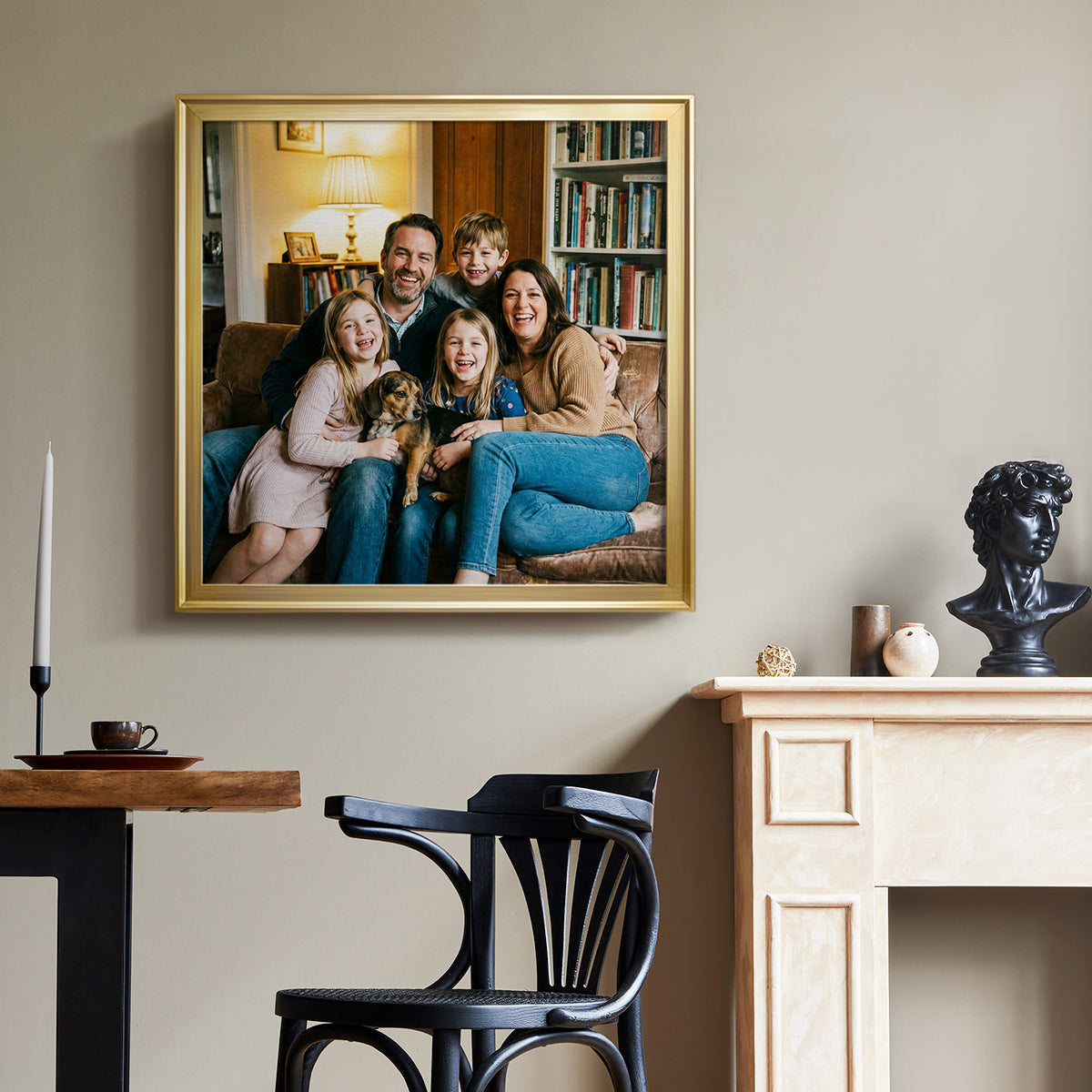 Square Custom Classic Frames - Gallery Wrapped Canvas or Prints