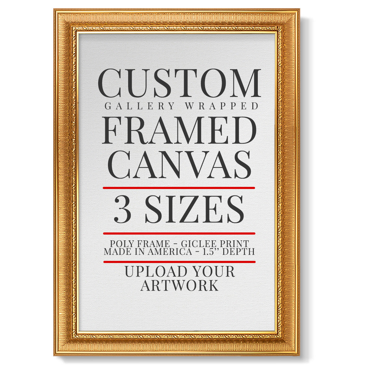 Frame Shop Custom Canvas