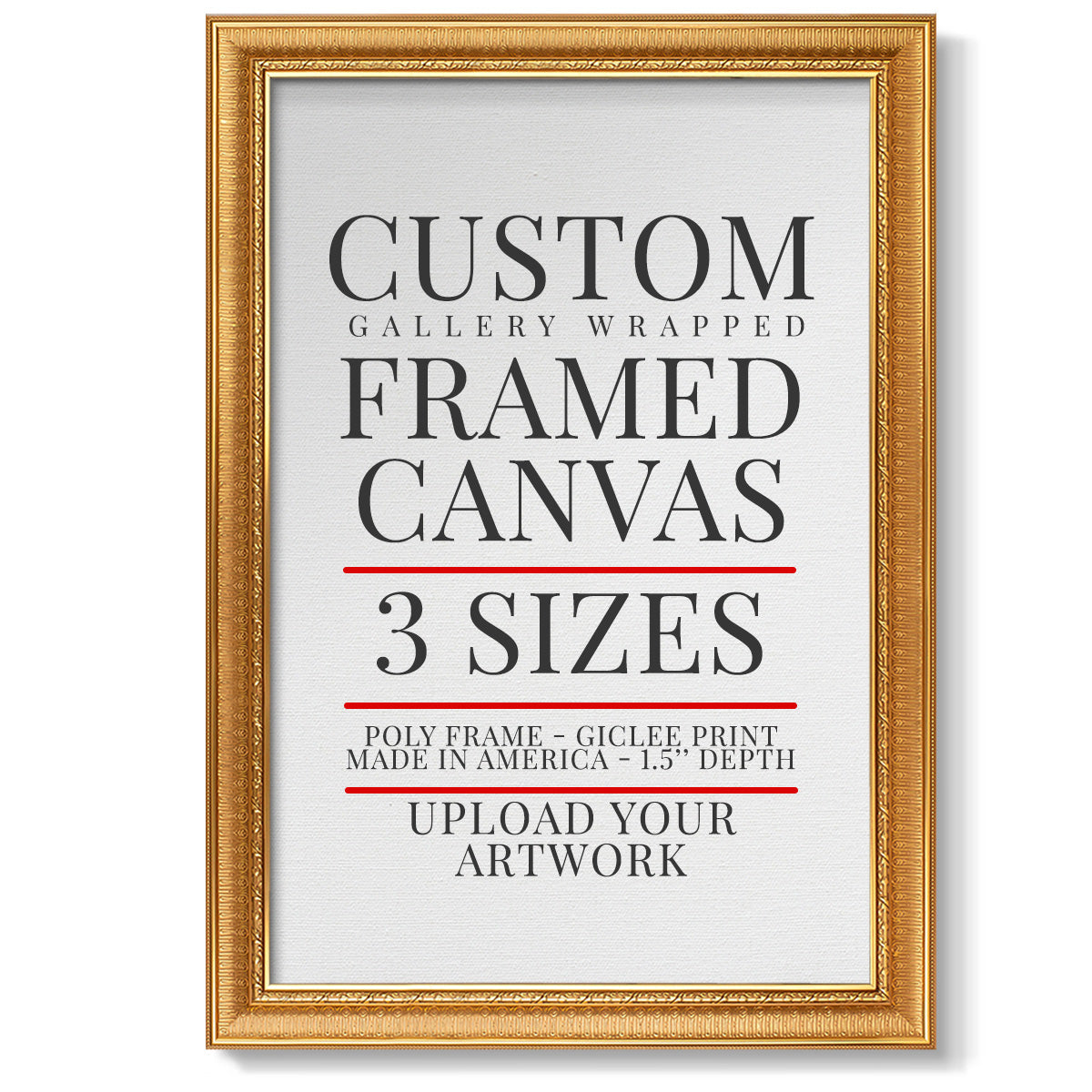 Frame Shop Custom Canvas