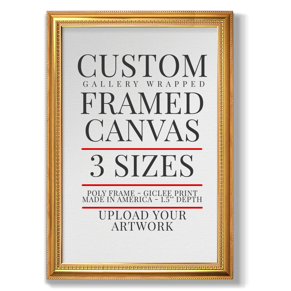 Frame Shop Custom Canvas