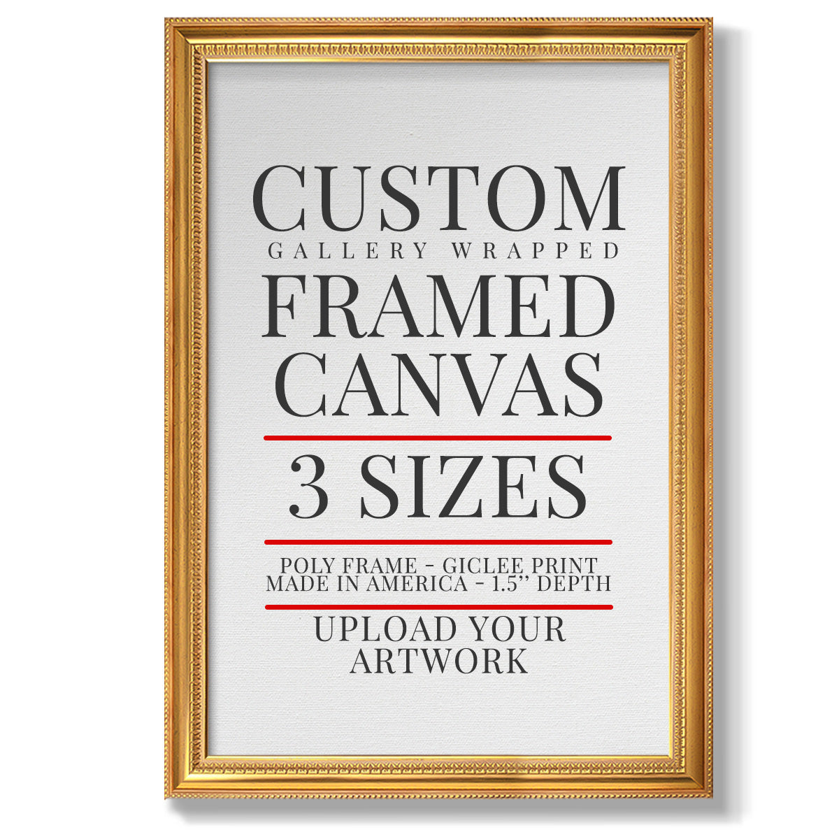 Frame Shop Custom Canvas