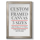 Frame Shop Custom Canvas