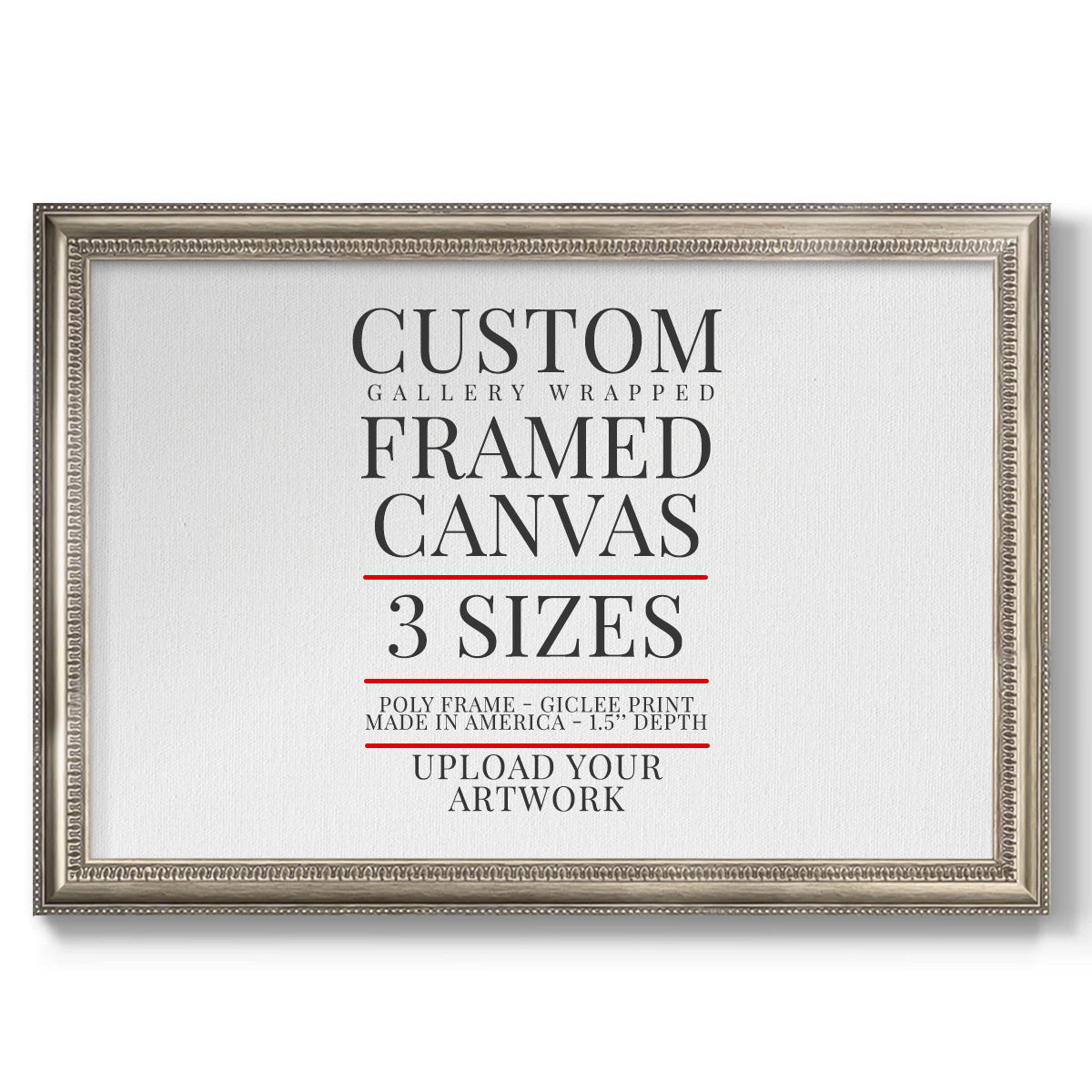 Frame Shop Custom Canvas