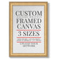 Frame Shop Custom Canvas