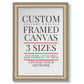 Frame Shop Custom Canvas