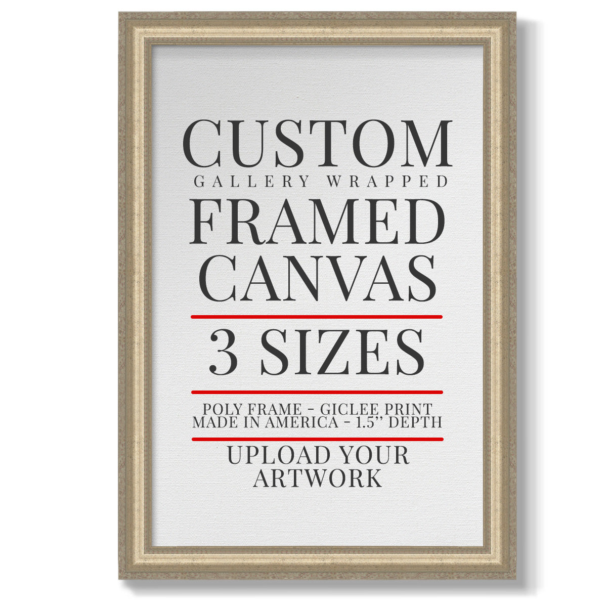 Frame Shop Custom Canvas