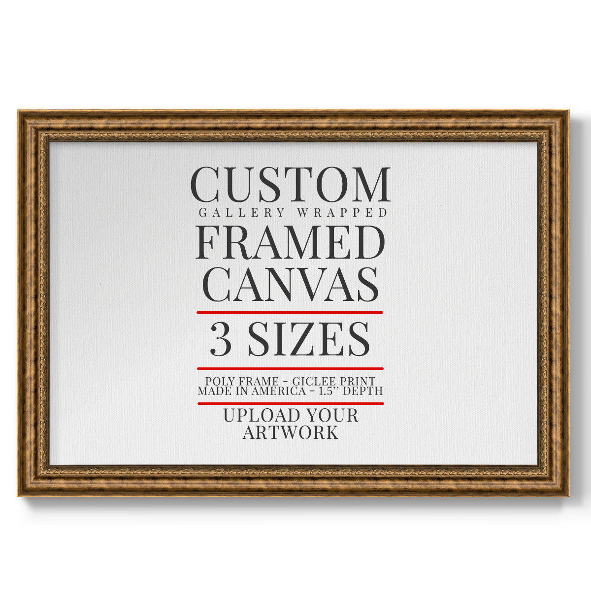 Frame Shop Custom Canvas