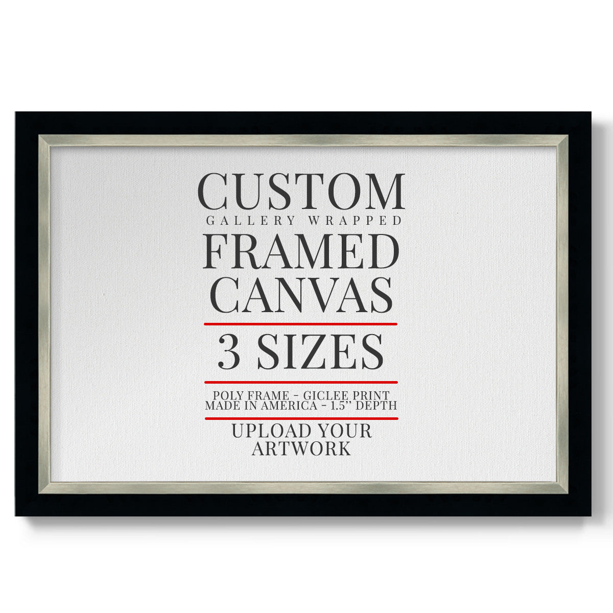 Frame Shop Custom Canvas