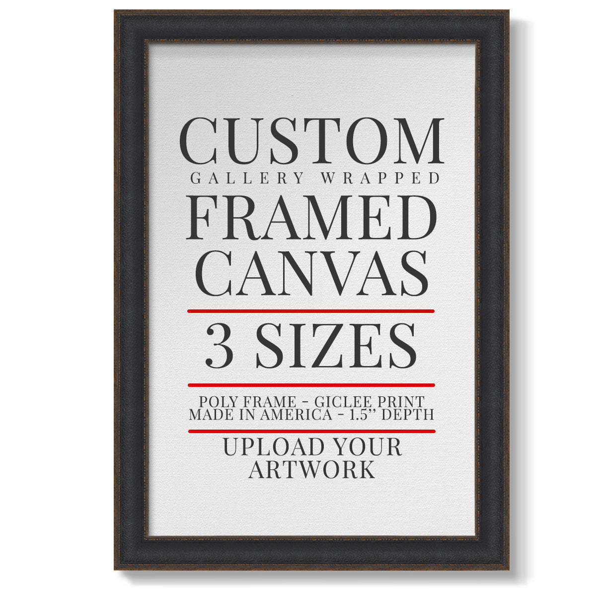 Frame Shop Custom Canvas