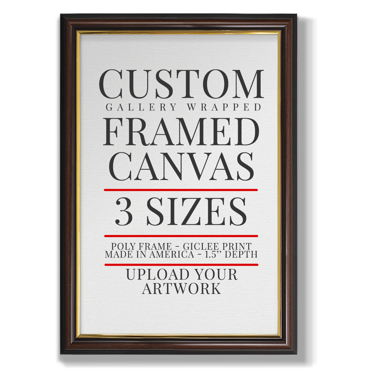 Frame Shop Custom Canvas