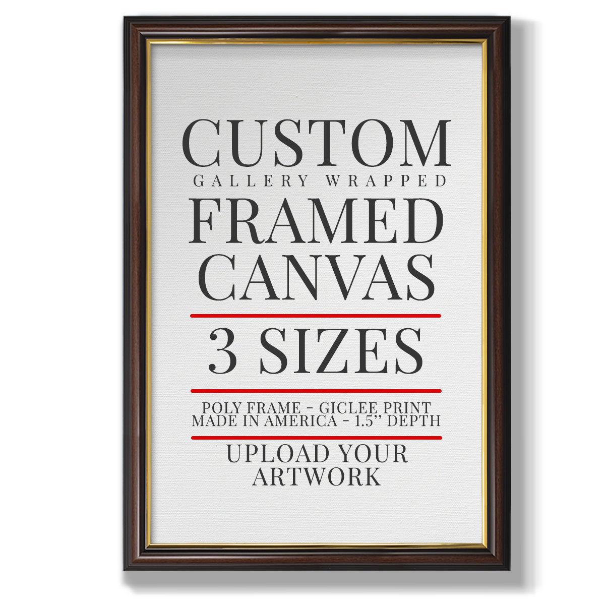 Frame Shop Custom Canvas