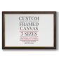 Frame Shop Custom Canvas