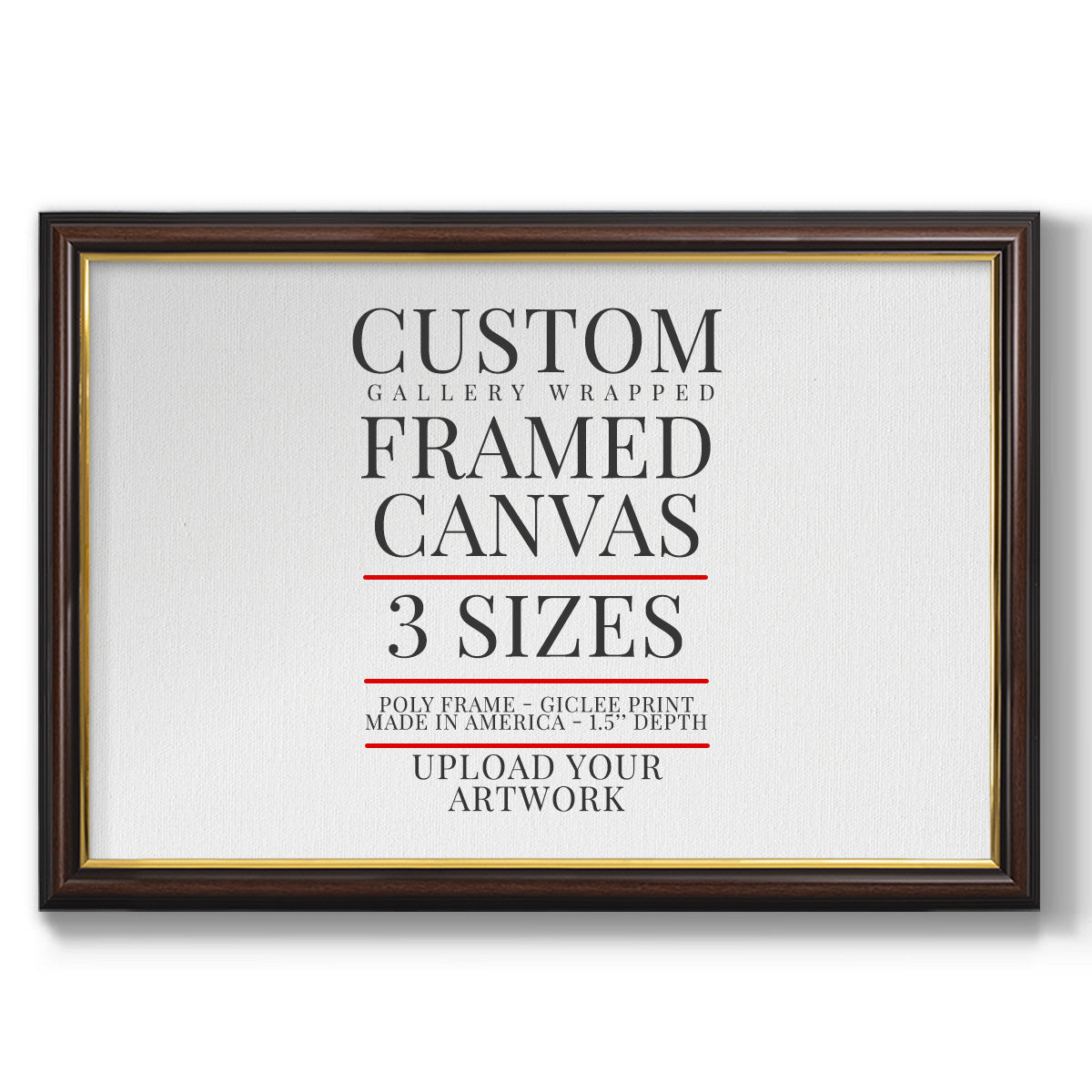 Frame Shop Custom Canvas