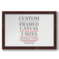 Frame Shop Custom Canvas