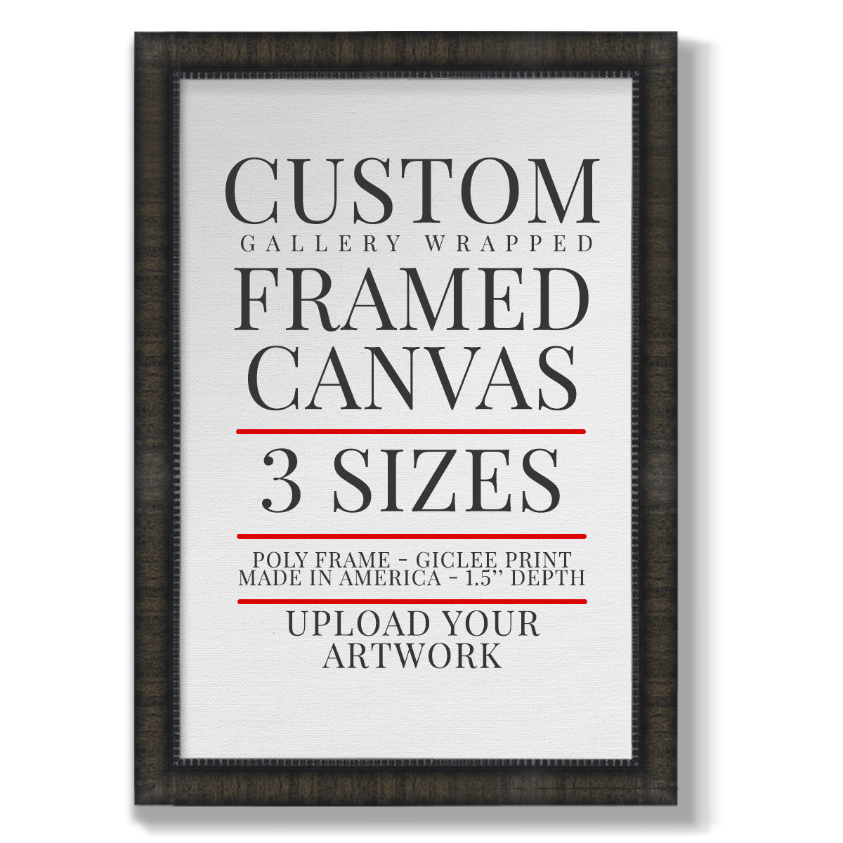 Frame Shop Custom Canvas