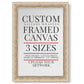 Frame Shop Custom Canvas