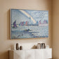 Entrance to the Port of Honfleur, 1899 - Floater Framed Canvas Print