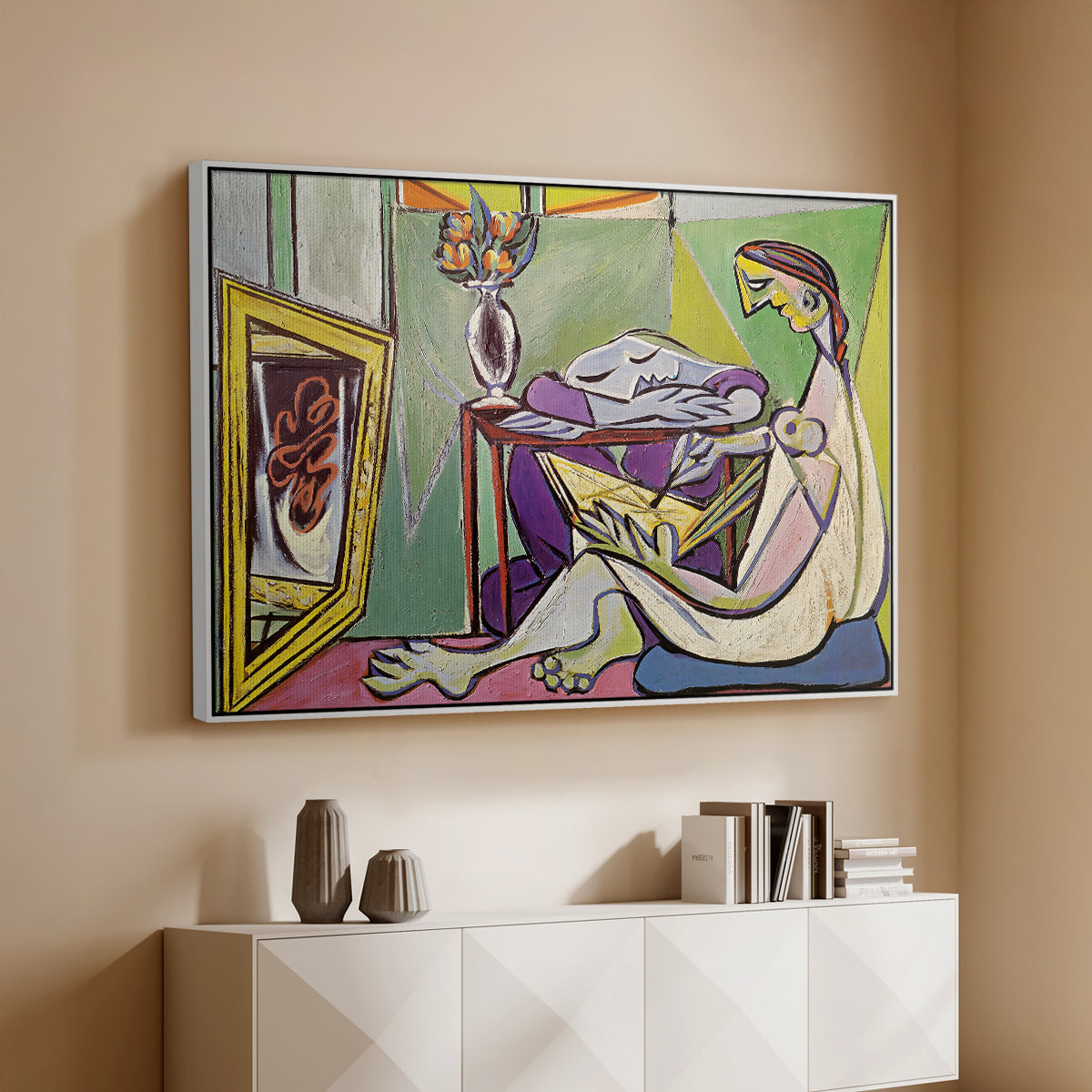 The Muse, 1935 - Floater Framed Canvas Print