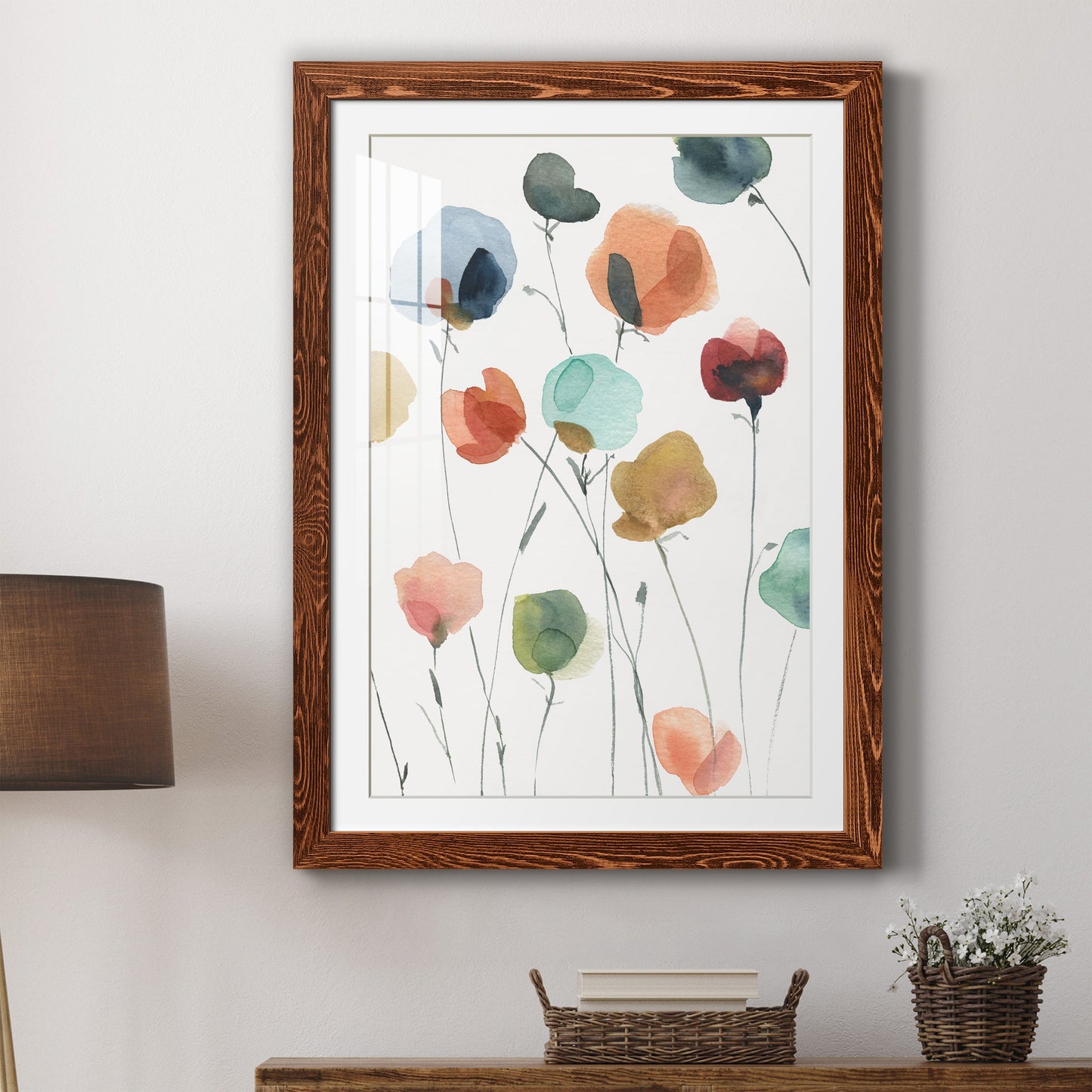 Lollipop Garden II - Premium Framed Print - Distressed Barnwood Frame - Ready to Hang