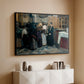 Kissing the Relic, 1893 - Floater Framed Canvas Print