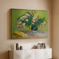 Vase with Oleanders and Books, 1888 - Floater Framed Canvas Print