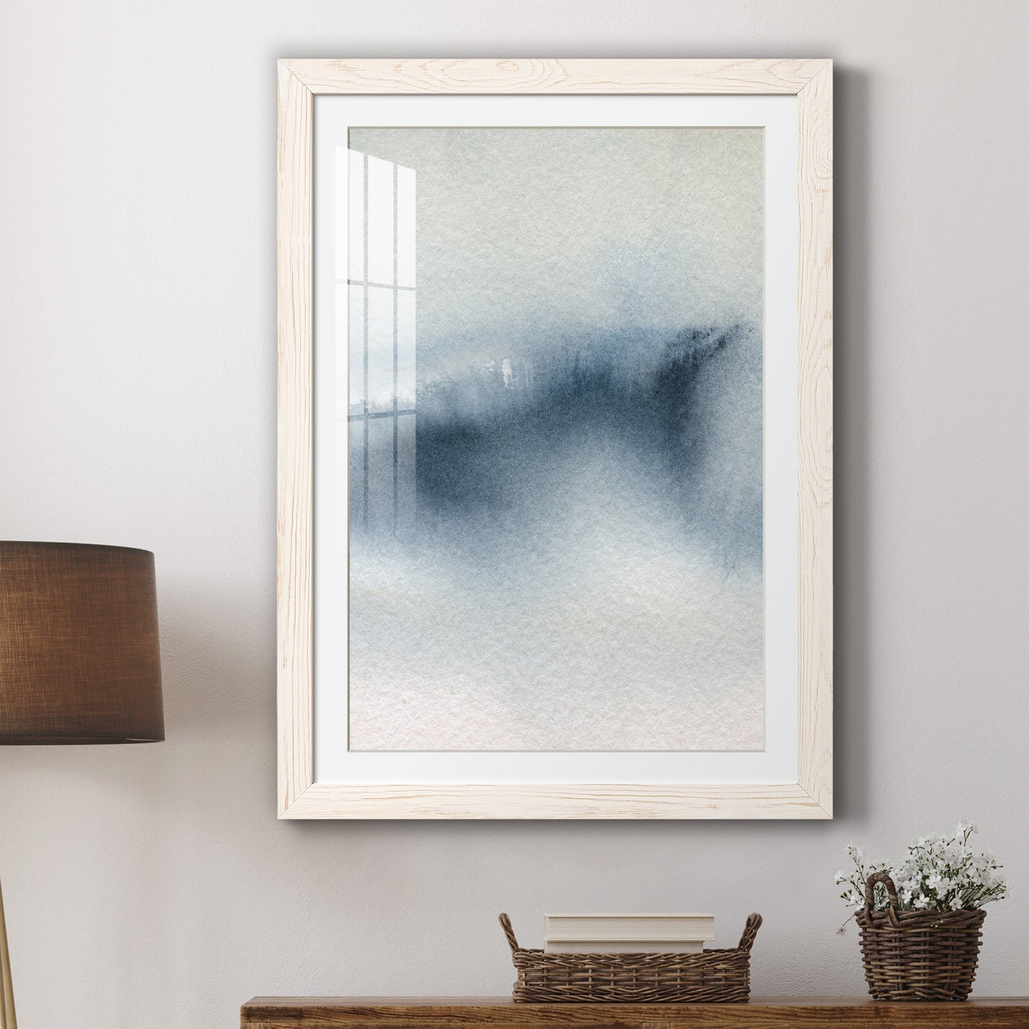 Summer Rain I - Premium Framed Print - Distressed Barnwood Frame - Ready to Hang