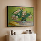 Vase with Oleanders and Books, 1888 - Floater Framed Canvas Print