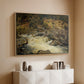 Waterfall in Hallingdal, 1848 - Floater Framed Canvas Print