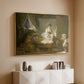 The Visit to the Nursery, c. 1775 - Floater Framed Canvas Print