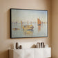 Concarneau, Quiet Morning, Opus 219, 1891 - Floater Framed Canvas Print