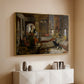 The Harem, 1876 - Floater Framed Canvas Print