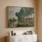 Landscape at Arleux-du-Nord, c. 1871-1874 - Floater Framed Canvas Print