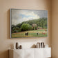 Farm with Grazing Cows (Bondegård med beitende kuer), 1892 - Floater Framed Canvas Print