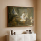 The Visit to the Nursery, c. 1775 - Floater Framed Canvas Print