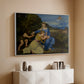 The Aldobrandini Madonna, 1532 - Floater Framed Canvas Print