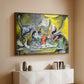 Still Life with Cat and Lobster, 1962 - Floater Framed Canvas Print