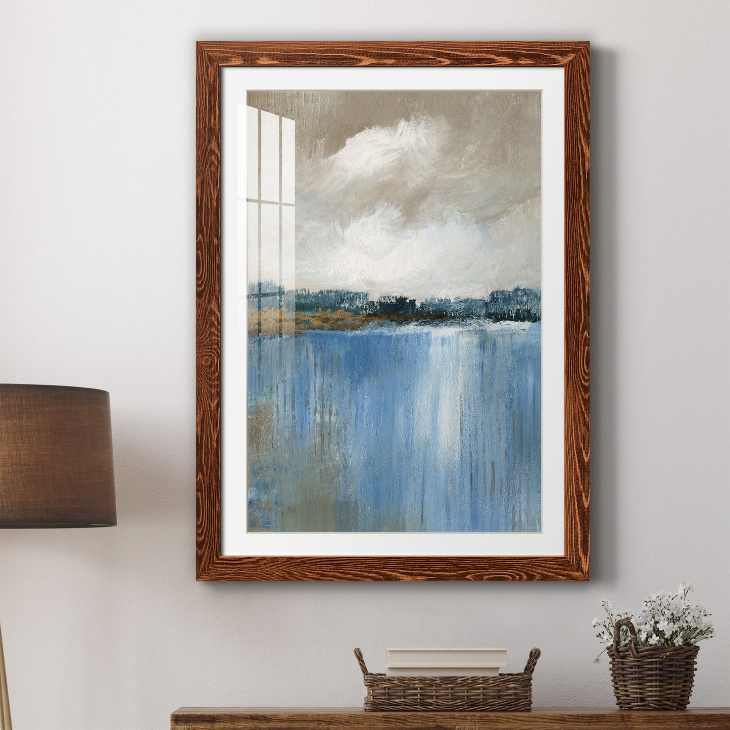 Wind and Water - Premium Framed Print - Distressed Barnwood Frame - Ready to Hang