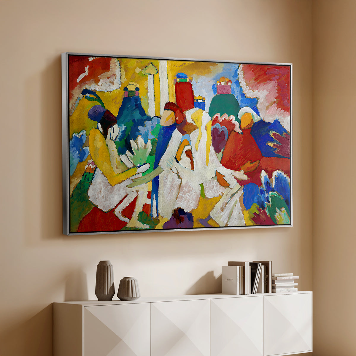 Oriental, 1909 - Floater Framed Canvas Print