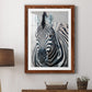 Namibia Zebra - Premium Framed Print - Distressed Barnwood Frame - Ready to Hang