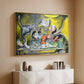 Still Life with Cat and Lobster, 1962 - Floater Framed Canvas Print