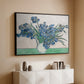 Irises, 1890 - Floater Framed Canvas Print