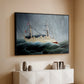 A Ship in the Storm, c. 1899 - Floater Framed Canvas Print