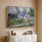 Houses in Auvers, 1890 - Floater Framed Canvas Print