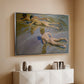 Boys on the Beach, 1910 - Floater Framed Canvas Print